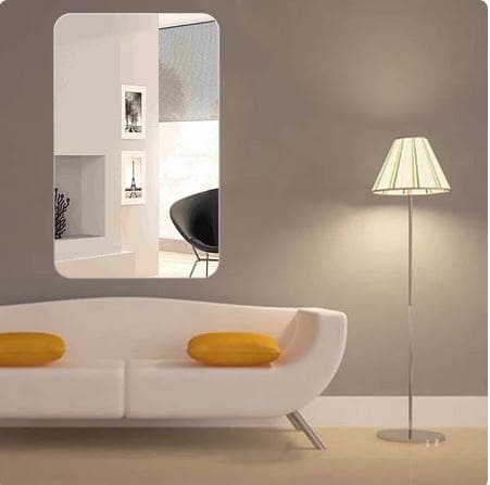 Rectangular Mirror Sticker, Self Adhesive Wall Mirror Sheet, Flexible Non-Glass Mirror Tiles, Unbreakable Acrylic Wall Mirror, Home, Bathroom Magic Mirror Sticker Rectangular Mirror Sticker, Self Adhesive Wall Mirror Sheet, Flexible Non-Glass Mirror Tiles, Unbreakable Acrylic Wall Mirror, Home, Bathroom Magic Mirror Sticker